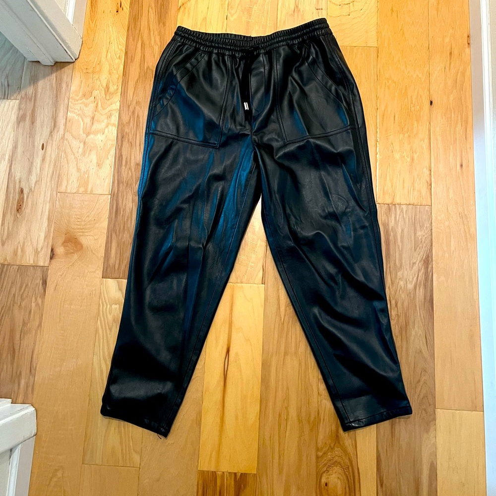 Blank NYC Women’s Pleather Black Pants